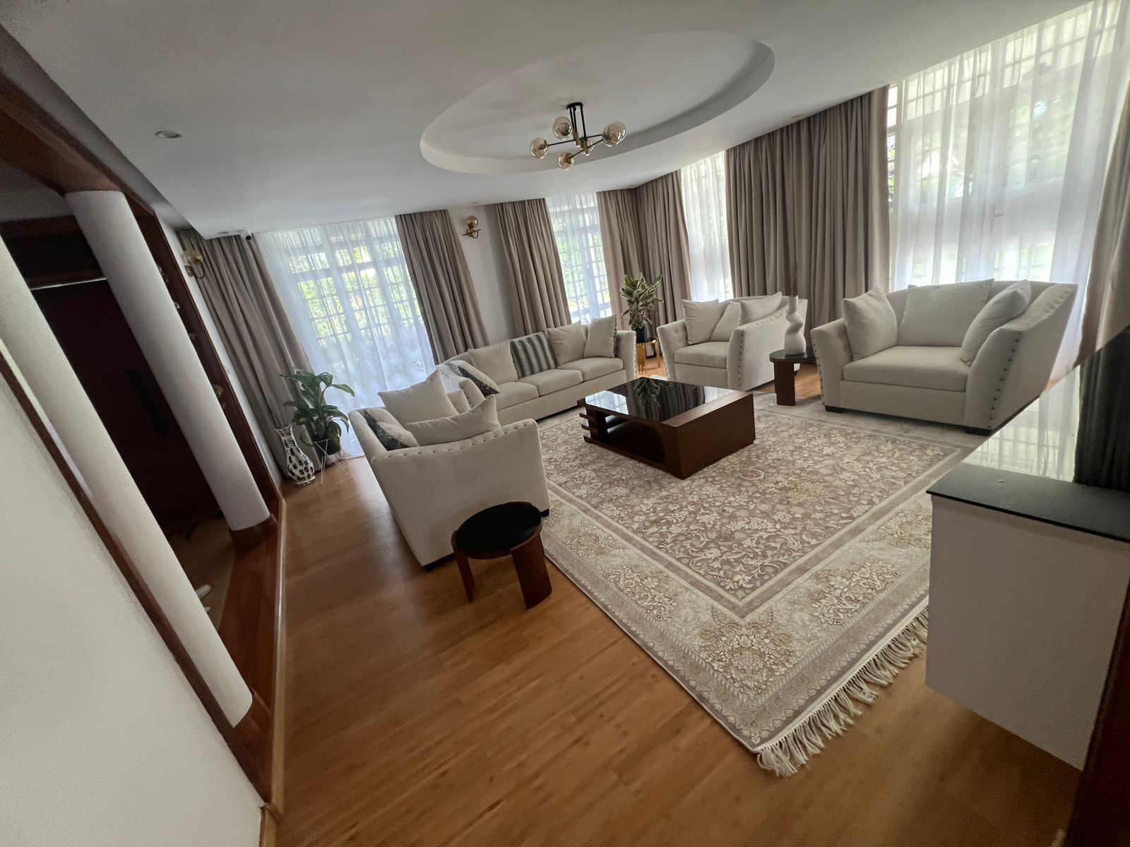 Luxury Furniture and Carpet Display at Omar Modern Carpets